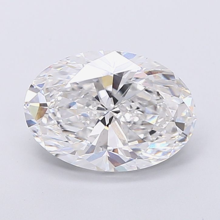 3.50 Carat D-VVS2 Oval Lab Diamond