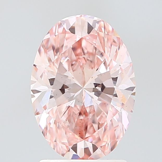 2.10 Carat Oval Cut Fancy Pink