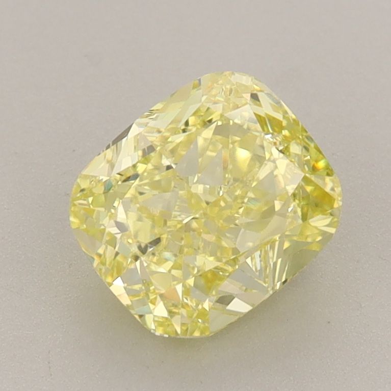 1.59 Carat Cushion Cut Fancy Yellow