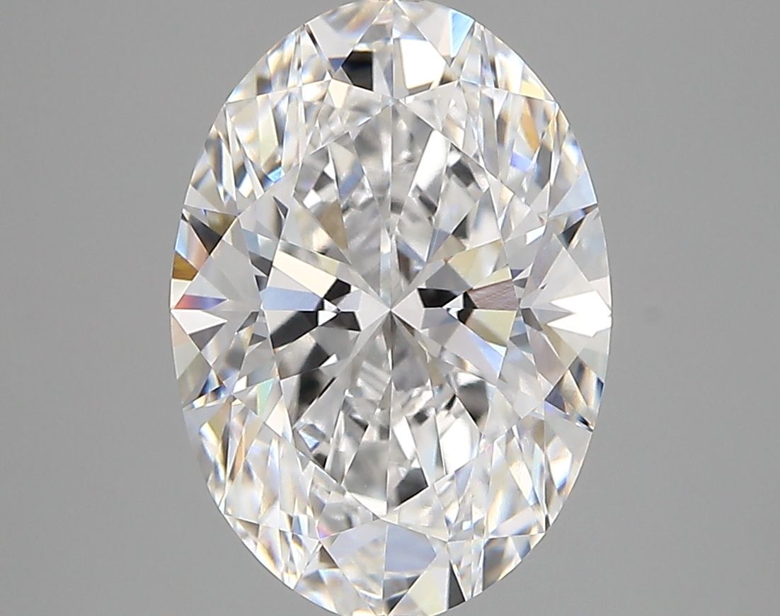 3.84 Carat D-VVS1 Oval Lab Diamond