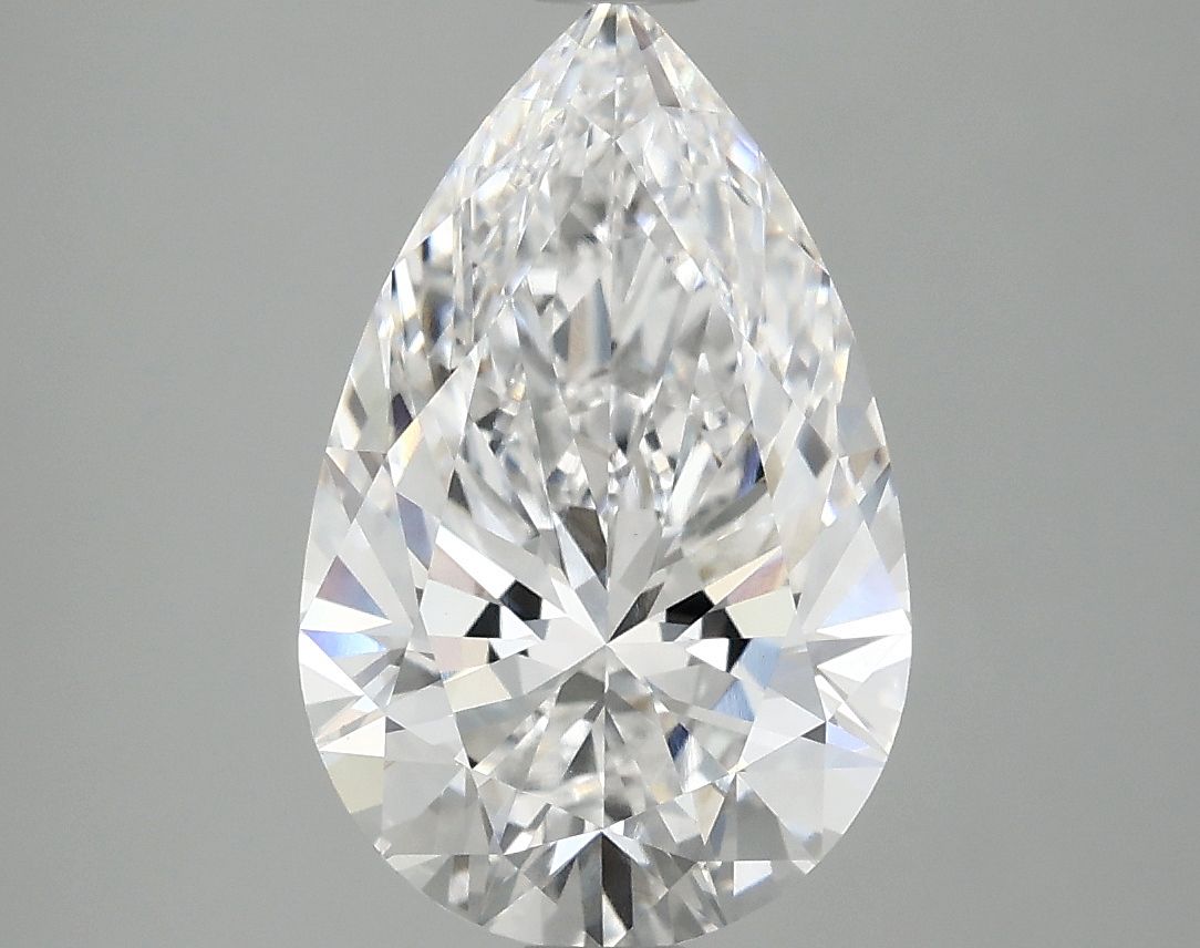 2.92 Carat D-VVS2 Pear Lab Diamond