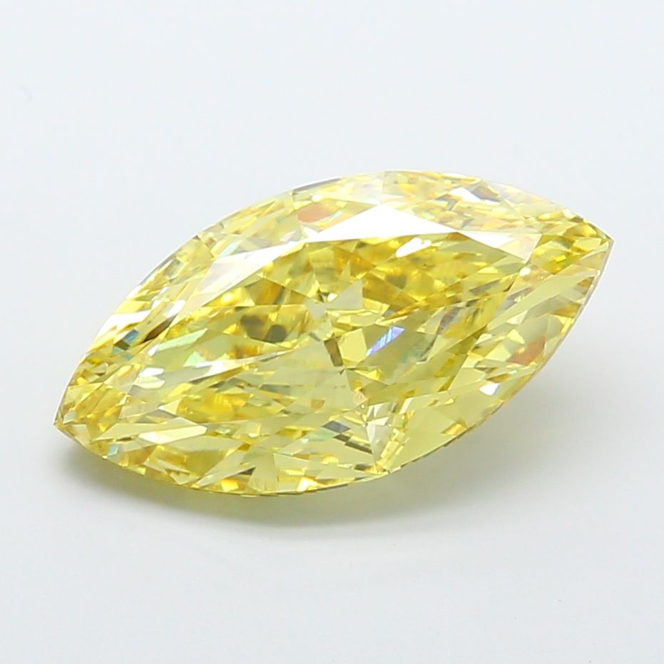 10.58 Carat Marquise Cut Fancy Yellow