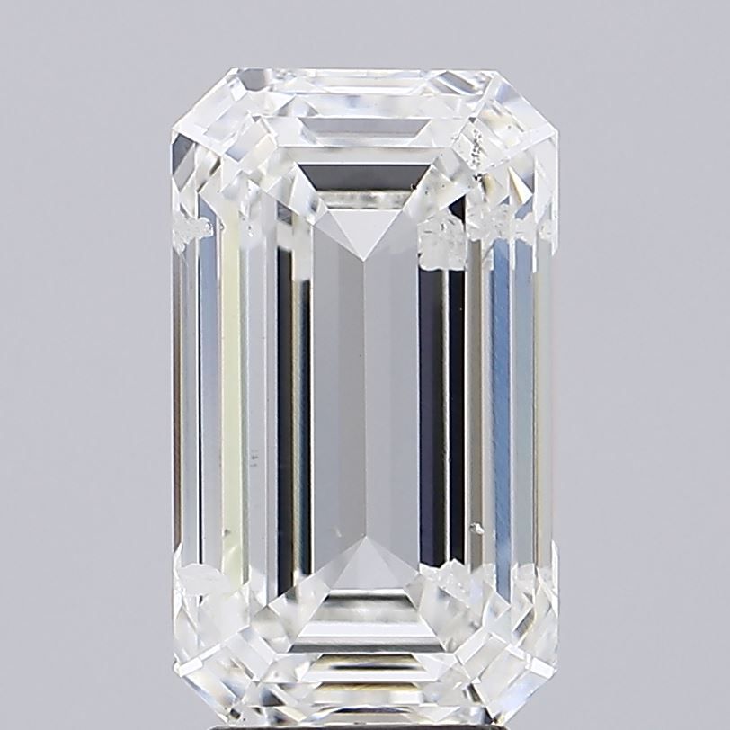 5.02 Carat F-SI2 Emerald Lab Diamond