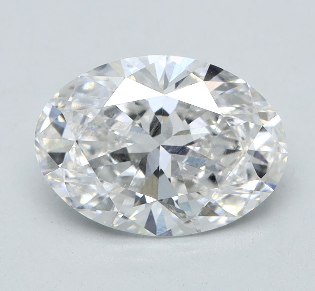 1.36 Carat F-VVS1 Oval Lab Diamond