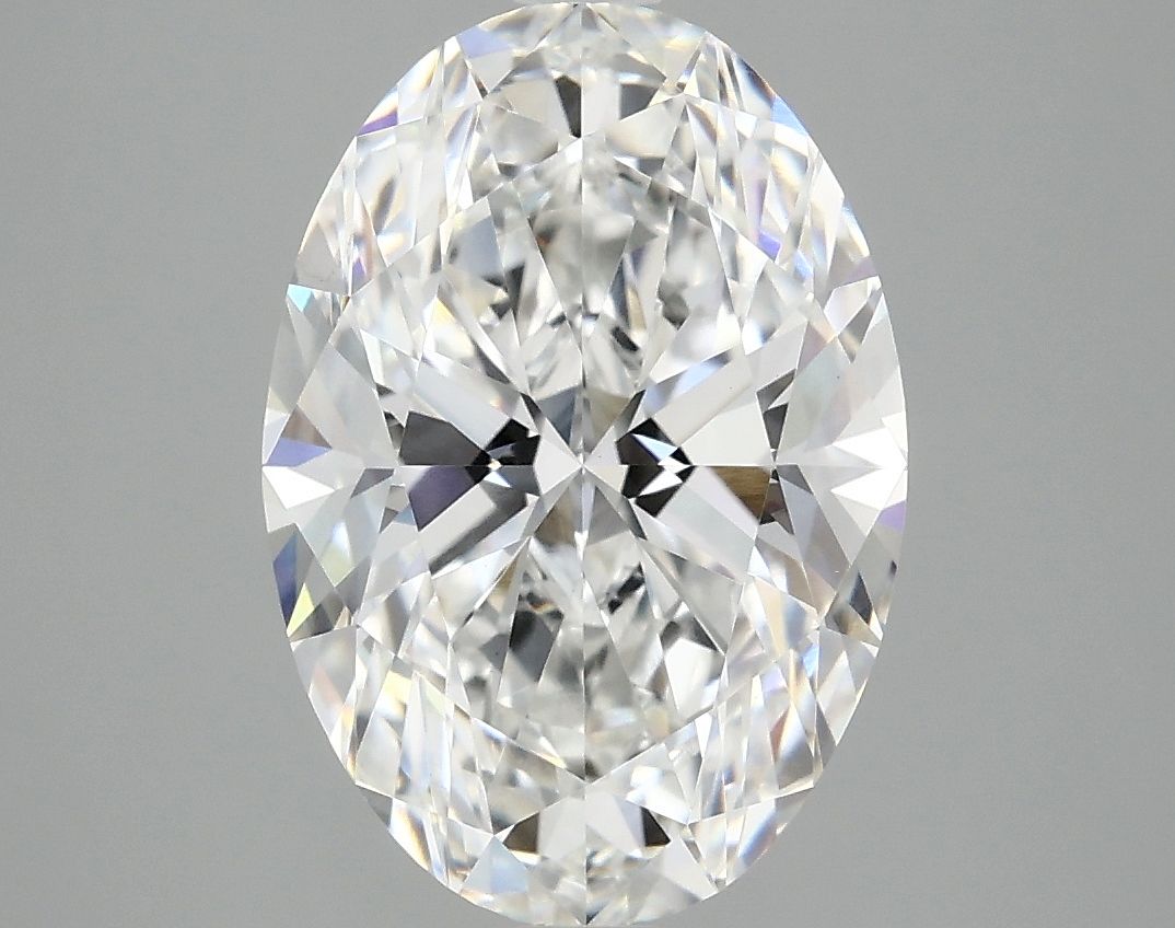 3.94 Carat F-VVS2 Oval Lab Diamond
