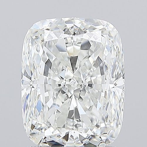 2.52 Carat F-VVS2 Cushion Lab Diamond