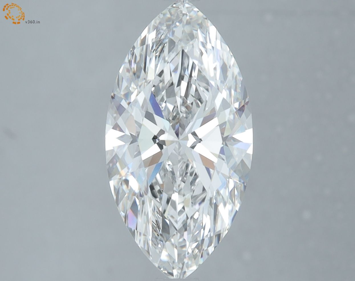 2.52 Carat E-VVS1 Marquise Lab Diamond