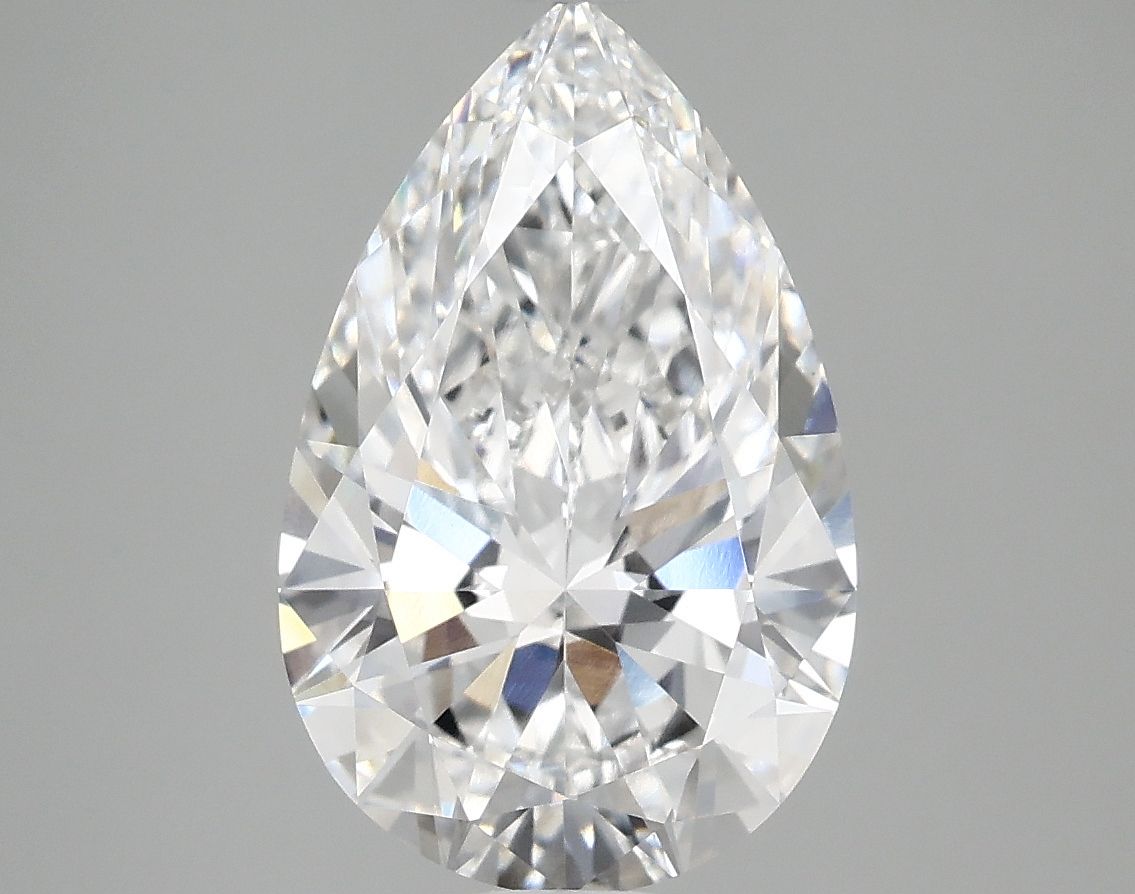 2.98 Carat D-VVS2 Pear Lab Diamond
