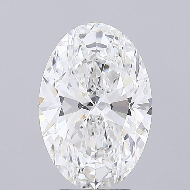 3.60 Carat F-VVS2 Oval Lab Diamond