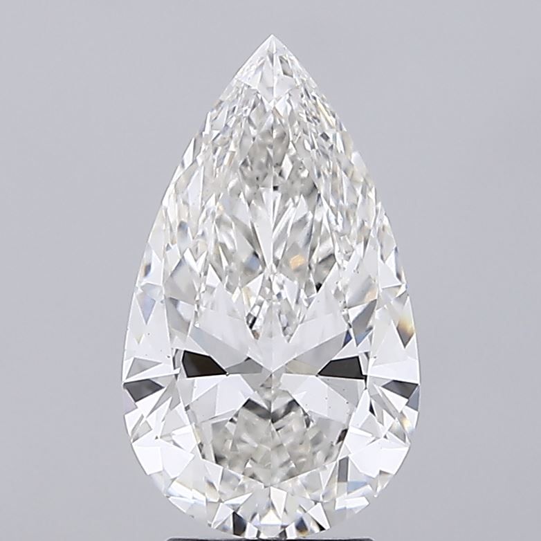 3.56 Carat G-VS1 Pear Lab Diamond