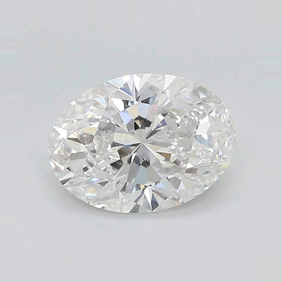 4.13 Carat E-VVS2 Oval Lab Diamond