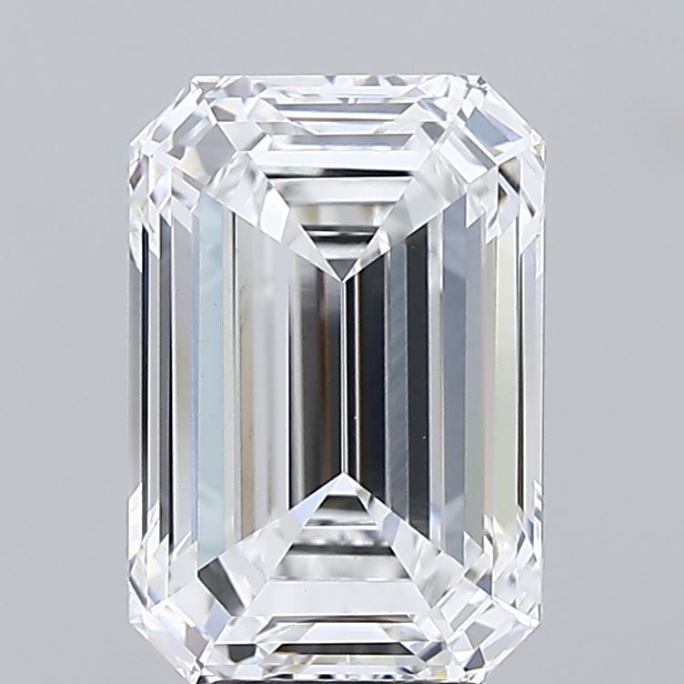 5.45 Carat E-VVS2 Emerald Lab Diamond