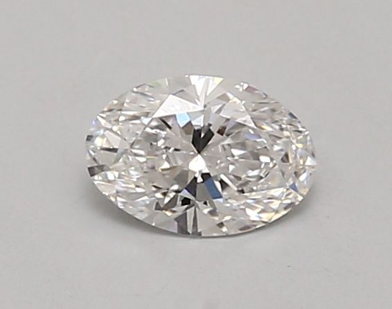 0.57 Carat D-VVS2 Oval Lab Diamond