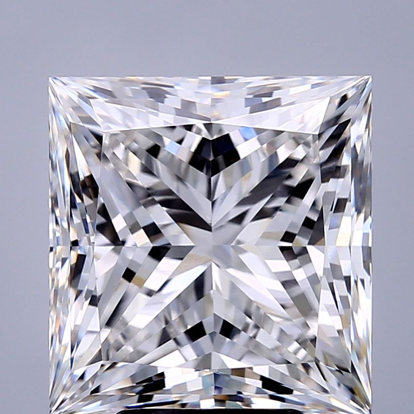 5.76 Carat E-VVS2 Princess Lab Diamond