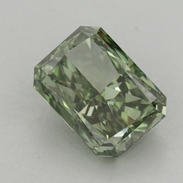 1.09 Carat Radiant Cut Fancy Green