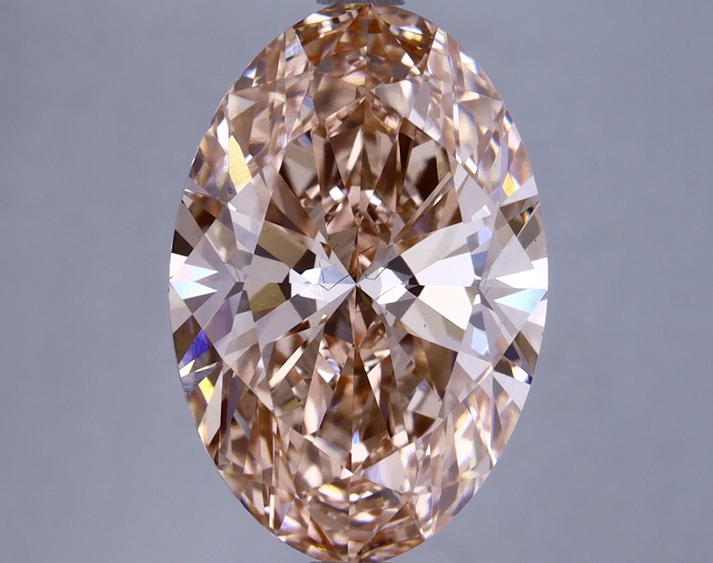 6 Carat Oval Cut Fancy Pink