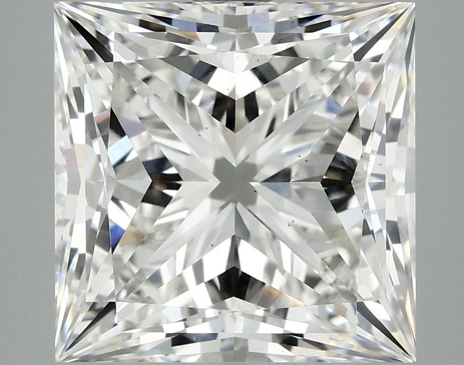 7.02 Carat F-VS2 Princess Lab Diamond