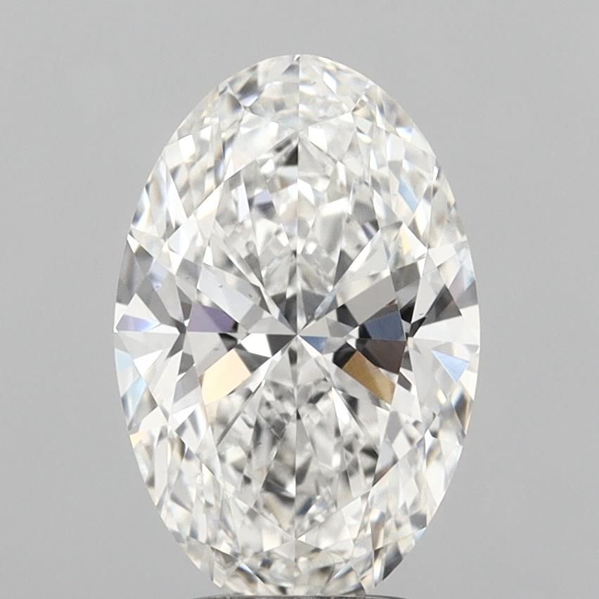 3.02 Carat F-VS1 Oval Lab Diamond