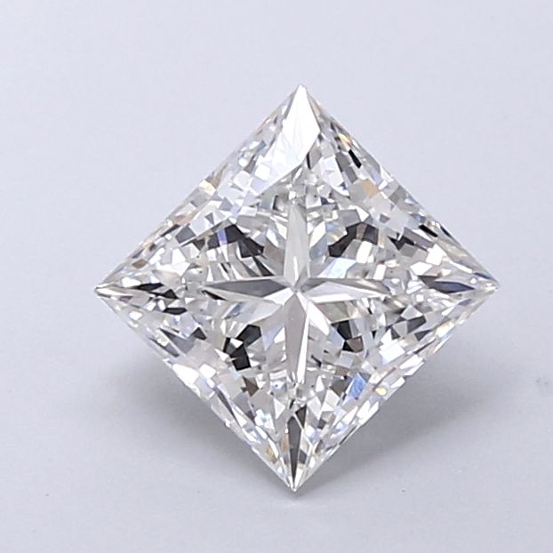 1.66 Carat E-VS2 Princess Lab Diamond