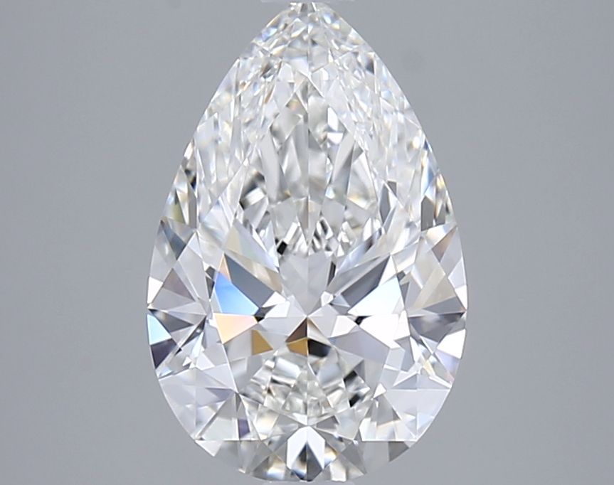 1.96 Carat F-VS1 Pear Lab Diamond