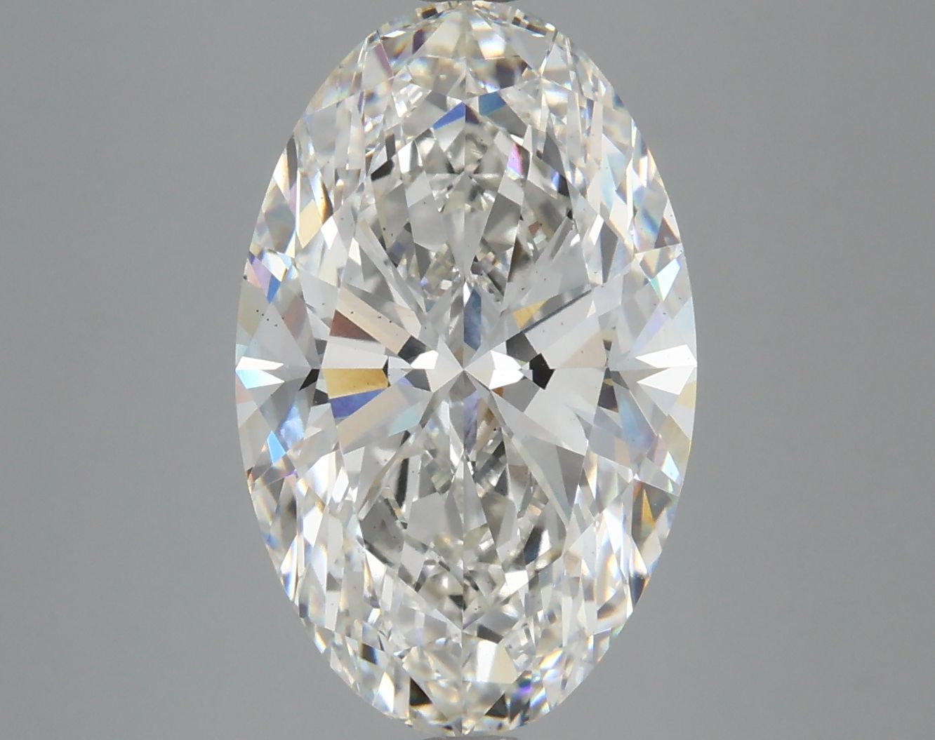 6.02 Carat H-VS2 Oval Lab Diamond