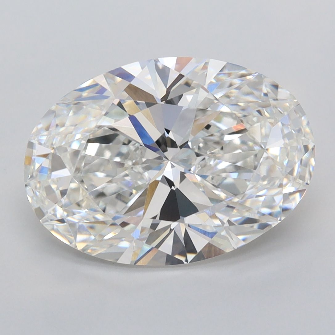 4.06 Carat F-VVS1 Oval Lab Diamond