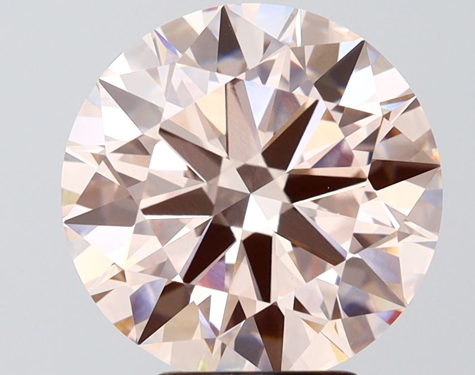 5.01 Carat Round Cut Fancy Pink