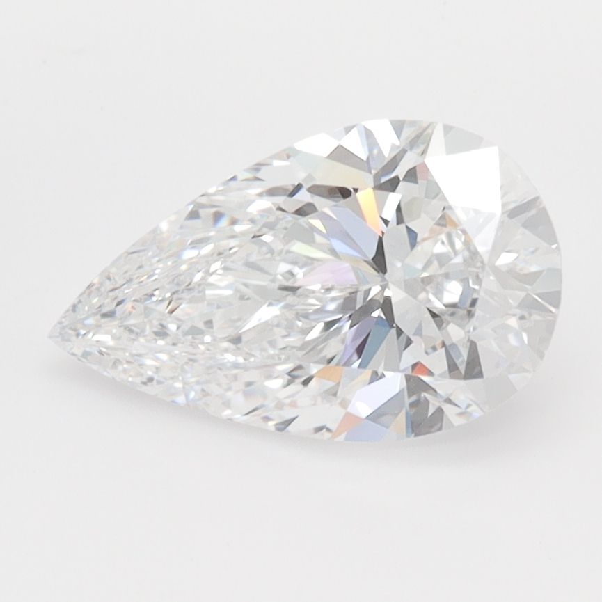 1.50 Carat D-VVS2 Pear Lab Diamond