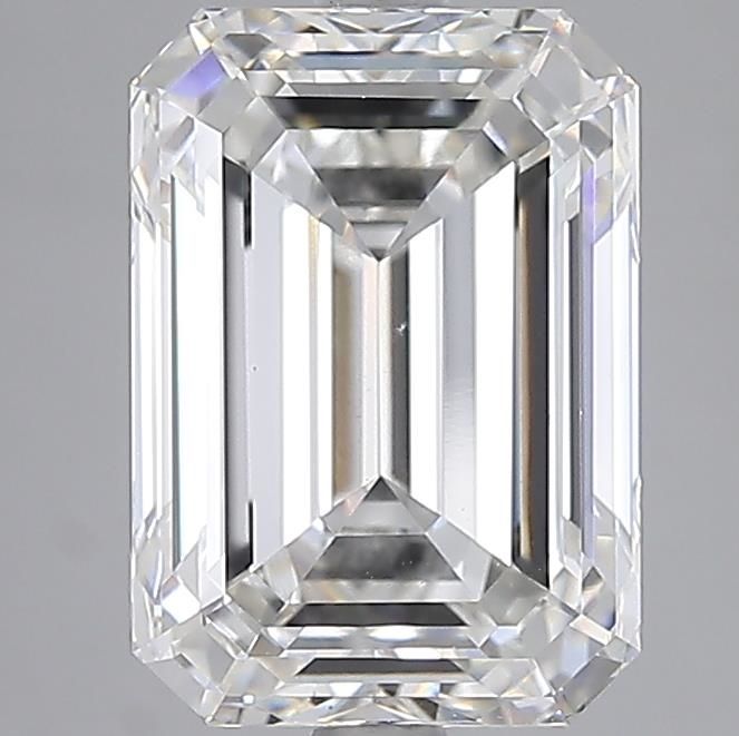 5.10 Carat F VVS2 Emerald Lab Diamond