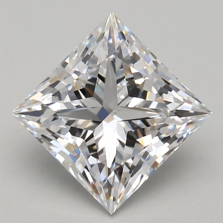 3.87 Carat D-IF Princess Lab Diamond