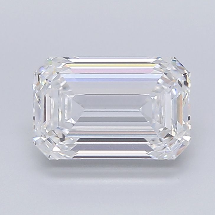 3.61 Carat D-VVS1 Emerald Lab Diamond