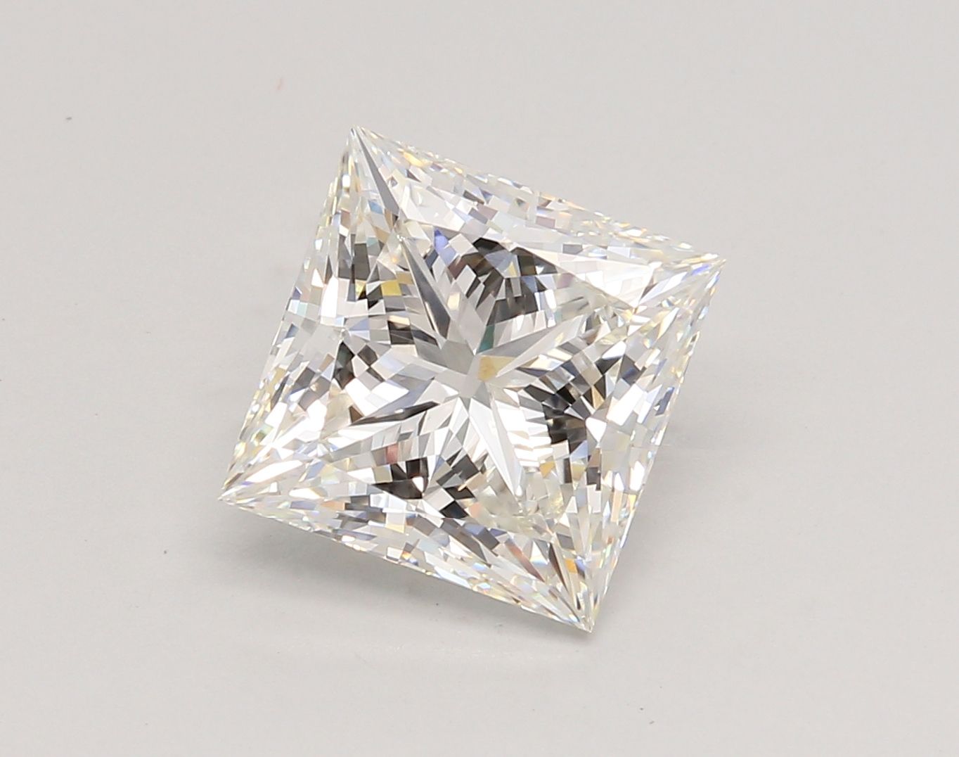 4.00 Carat G-VVS2 Princess Lab Diamond