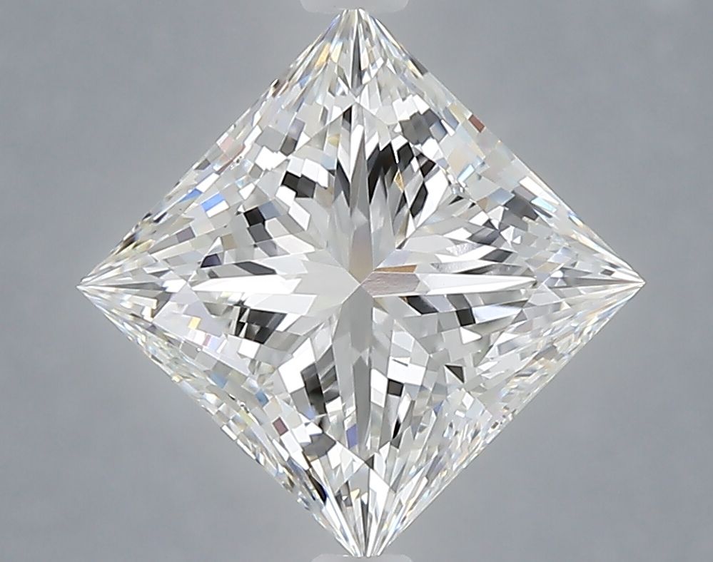 3.08 Carat F-VVS2 Princess Lab Diamond