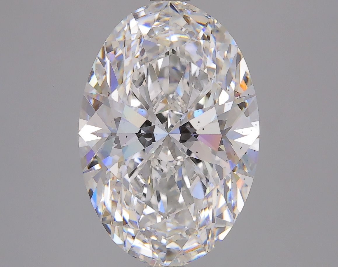 4.41 Carat F-SI1 Oval Lab Diamond