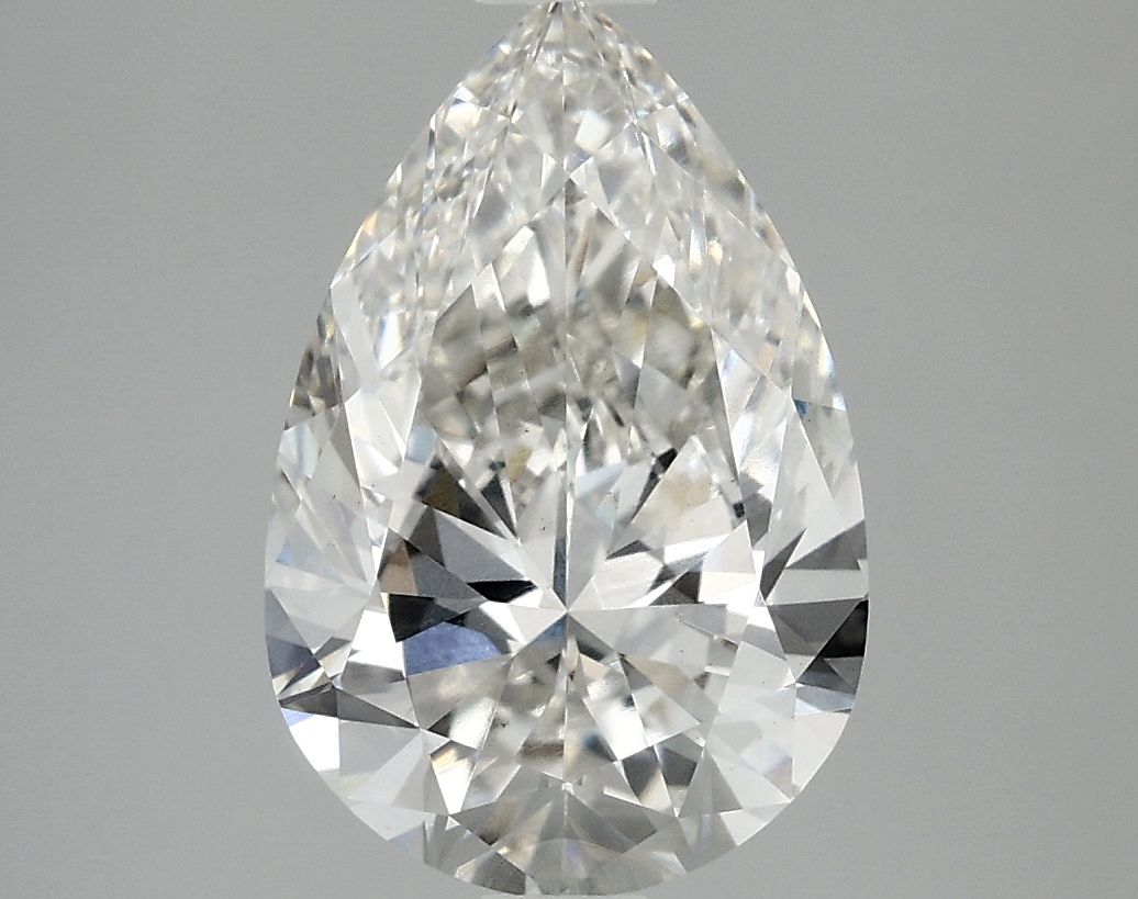 2.98 Carat G-VS1 Pear Lab Diamond