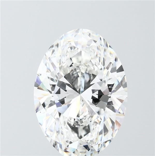 6.02 Carat F-VVS2 Oval Lab Diamond