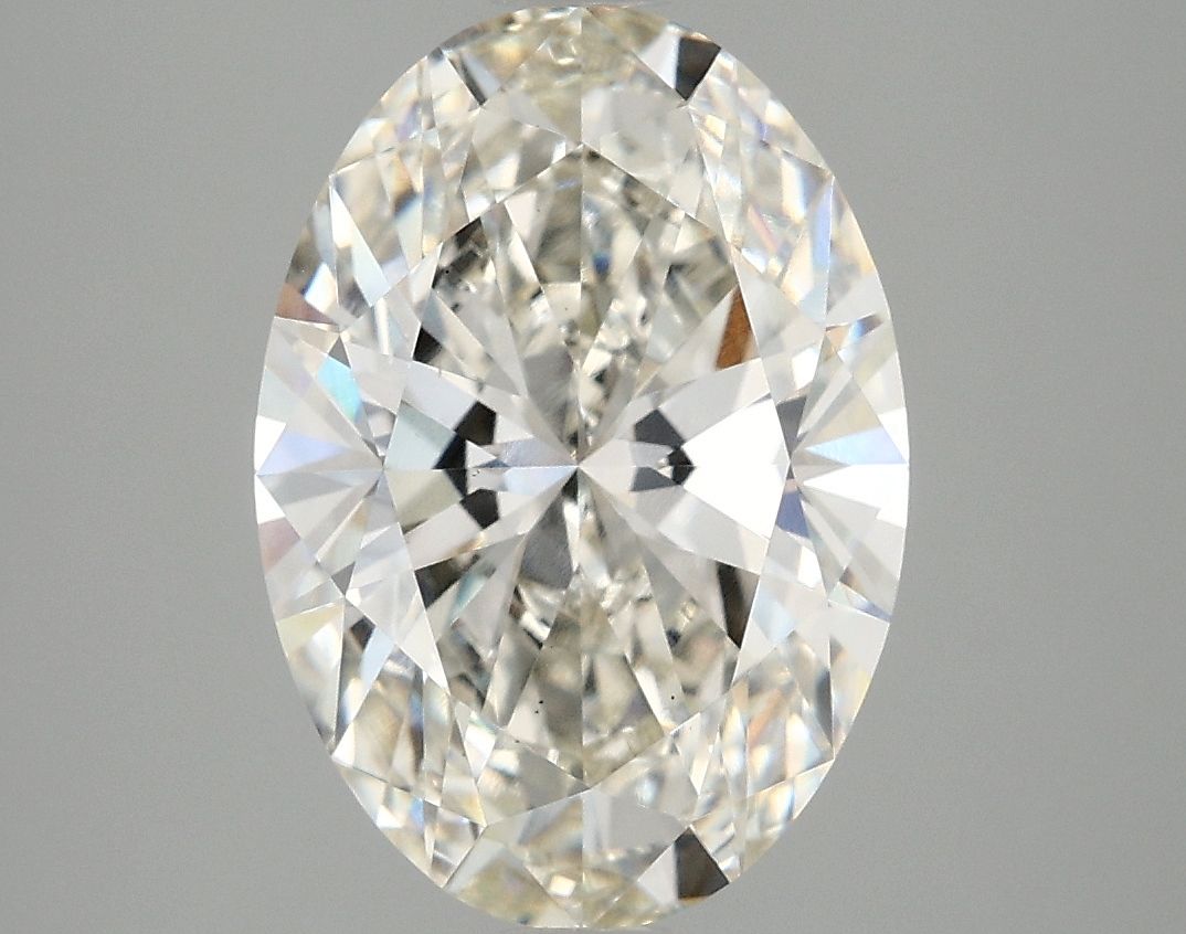 3.63 Carat H-VS1 Oval Lab Diamond
