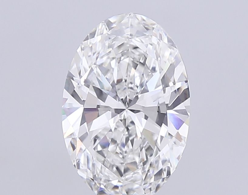 5.54 Carat F-VVS2 Oval Lab Diamond