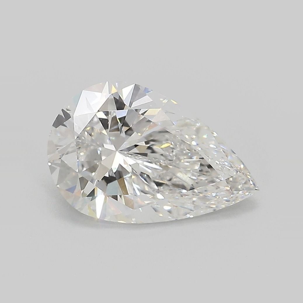 2.63 Carat E-VVS1 Pear Lab Diamond