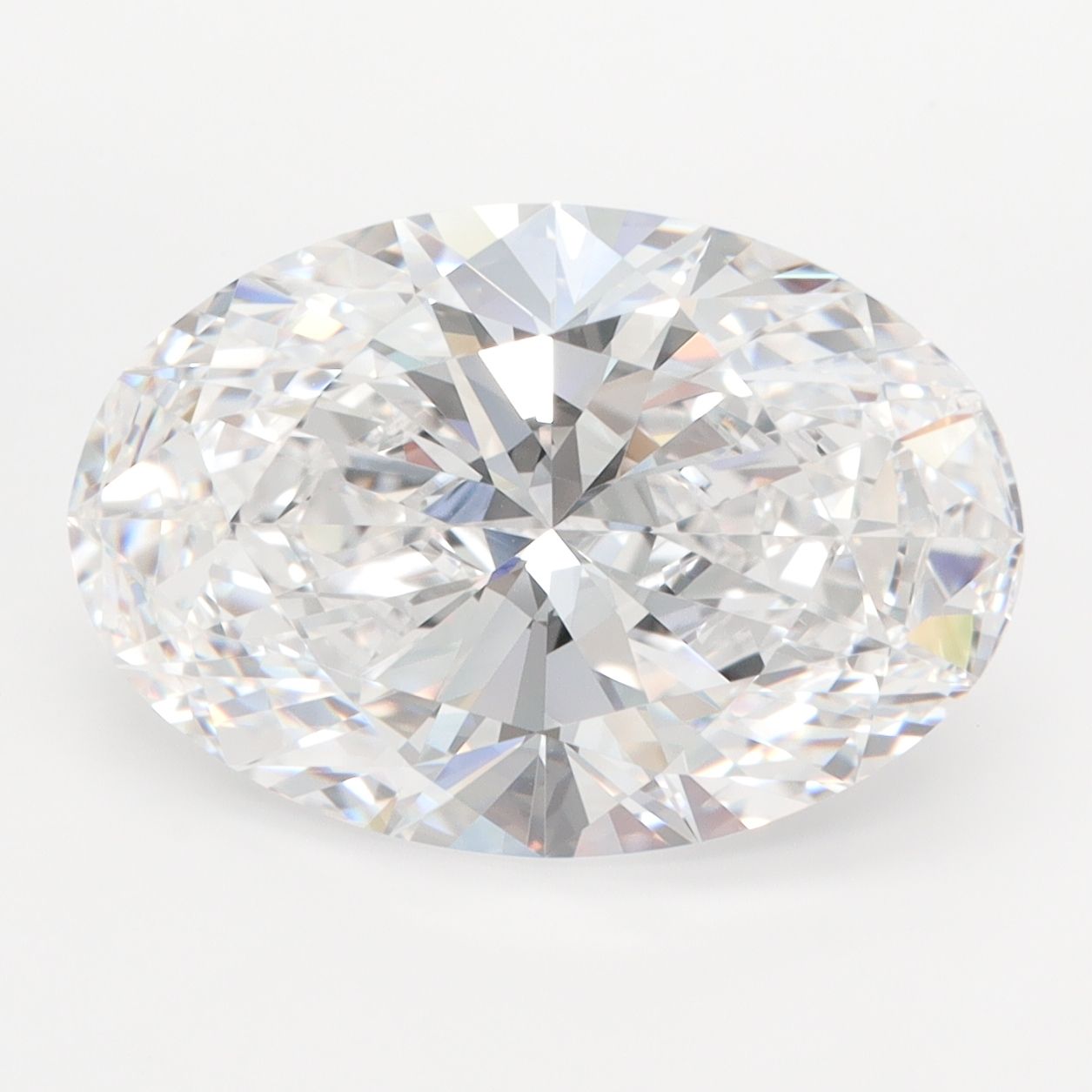 6.08 Carat D-VVS1 Oval Lab Diamond