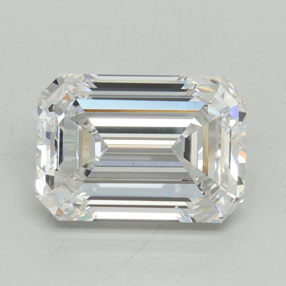 3.23 Carat D-VVS2 Emerald Lab Diamond