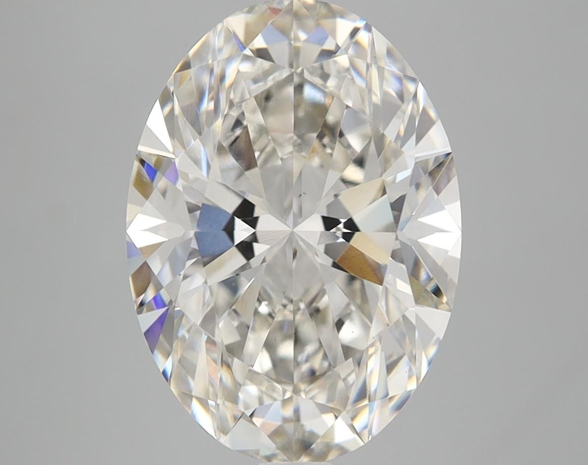 4.57 Carat H-VS2 Oval Lab Diamond