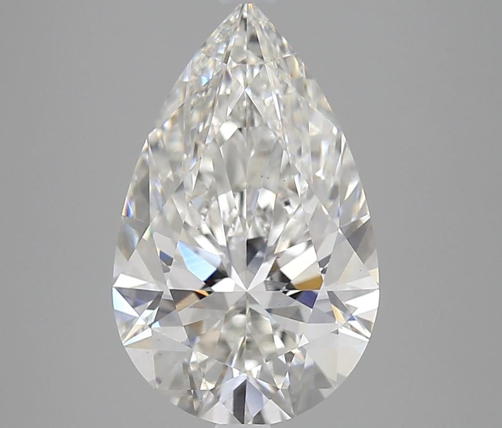 4.14 Carat G-VS1 Pear Lab Diamond