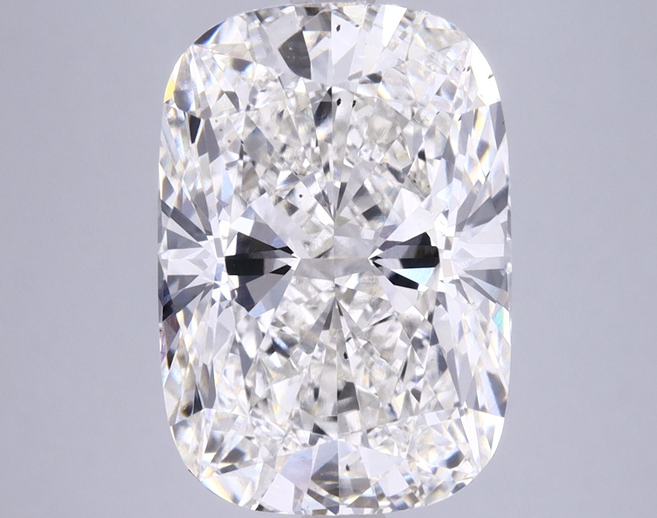 6.66 Carat G-SI1 Cushion Lab Diamond