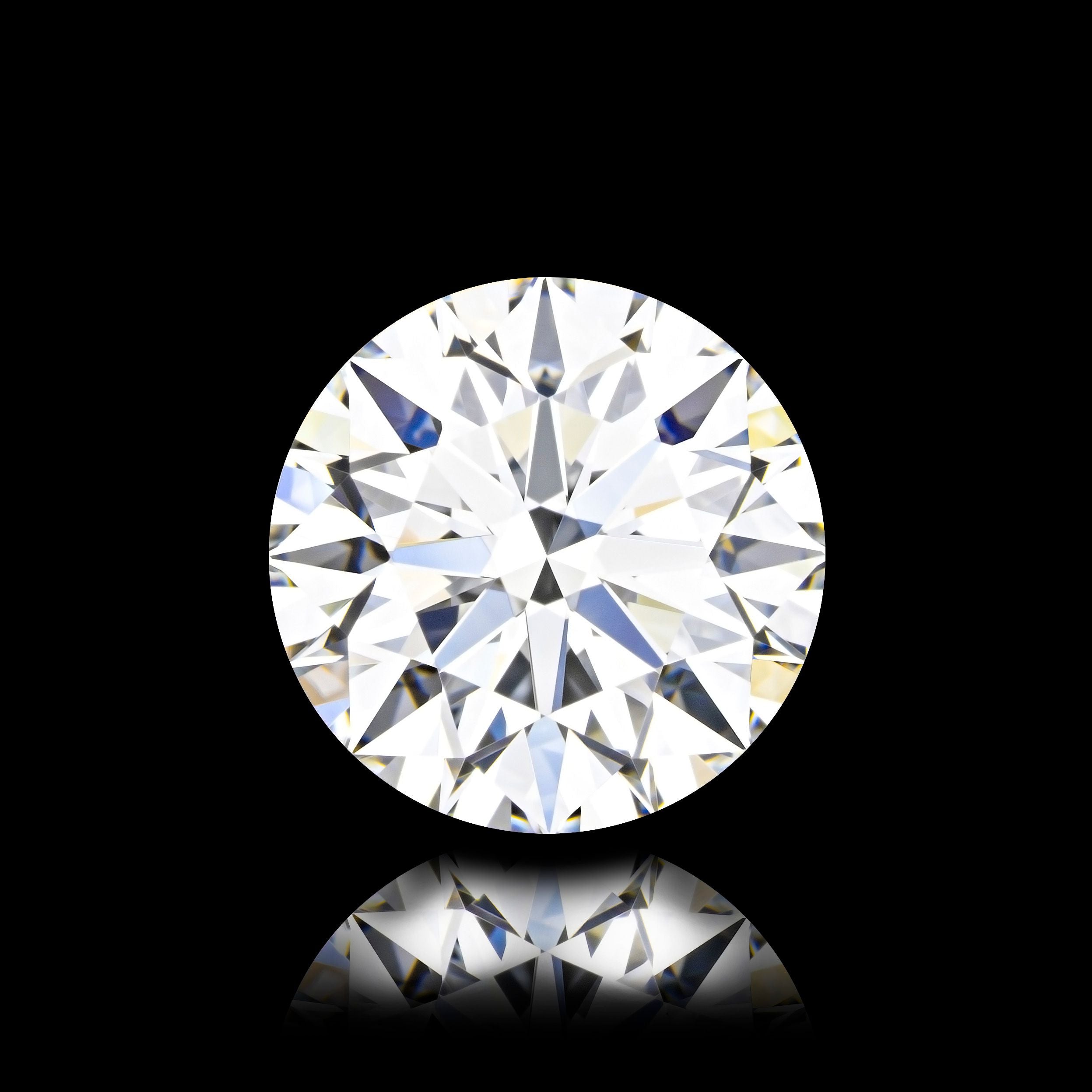 3.18 Carat G-IF Round Cut Diamond