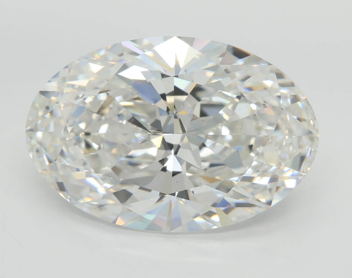 7.20 Carat F-VS1 Oval Lab Diamond