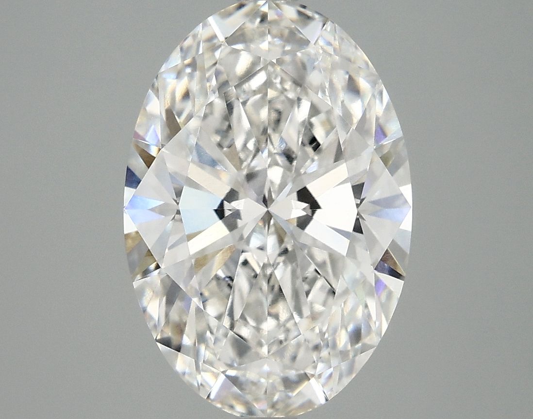 3.97 Carat F-VVS2 Oval Lab Diamond