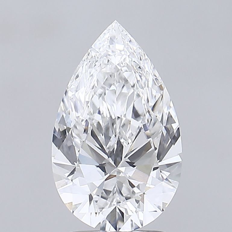 2.59 Carat E-VVS2 Pear Lab Diamond