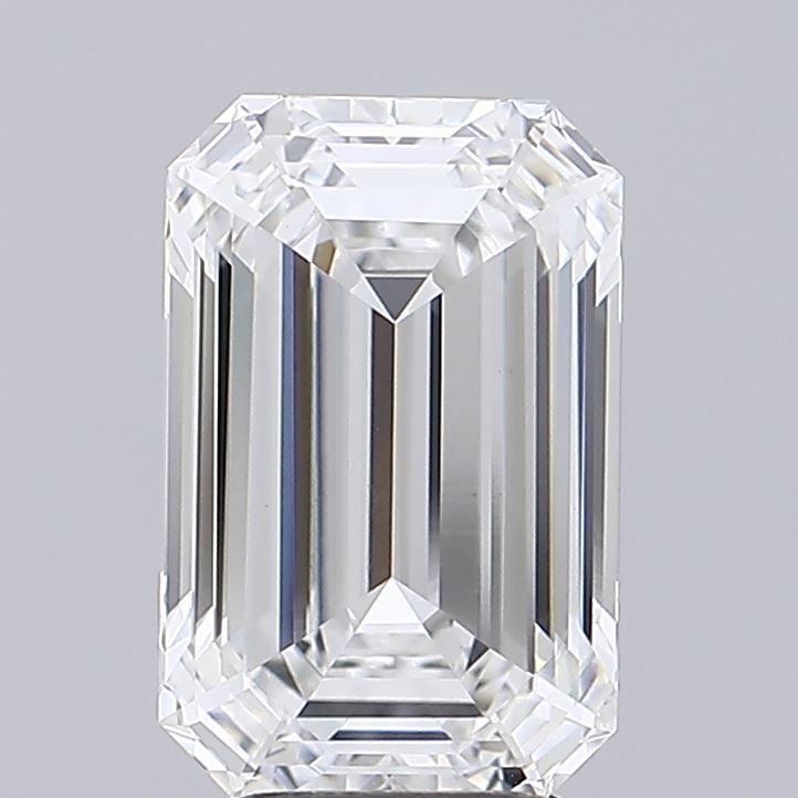 4.05 Carat E-VVS2 Emerald Lab Diamond