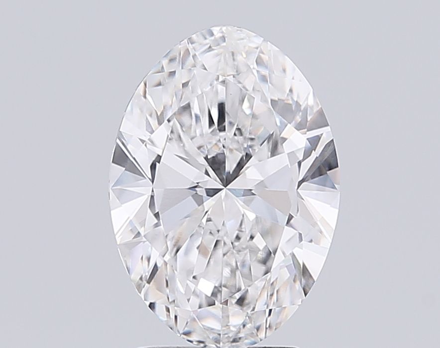 4.00 Carat D-VVS2 Oval Lab Diamond